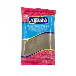 Poudre de poivre noir, black pepper powder