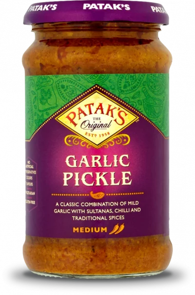 Pataks garlic pickle 283g
